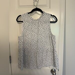 Black and White Loft Peplum Top